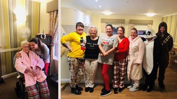 Pyjama day raises money for Falkirk care home Residents